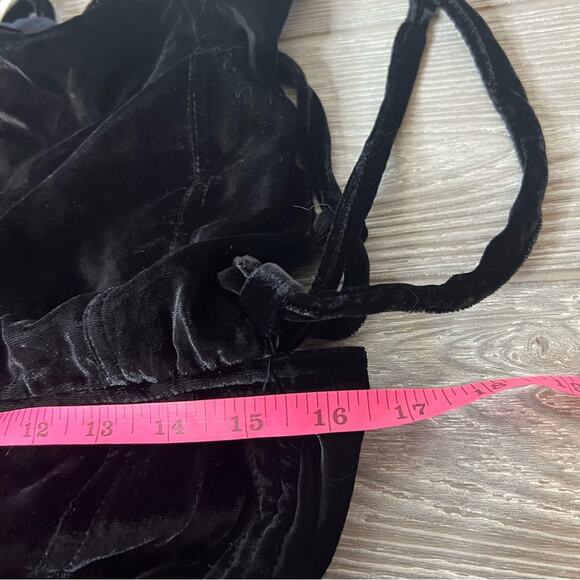 NWOT Free People 90’s Forever Overalls in Black SZ XL - Picture 7 of 10